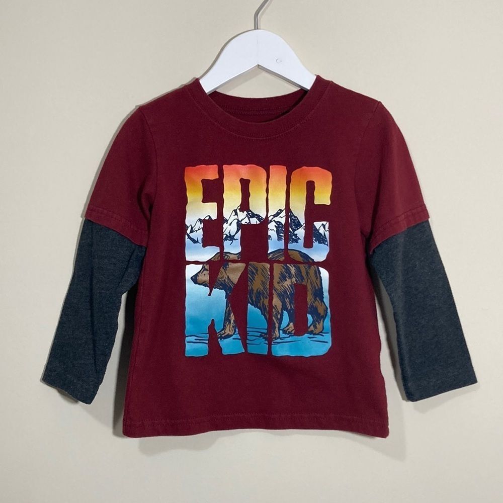 Garanimals Toddler Boys Long Sleeve Shirt Size 3T
